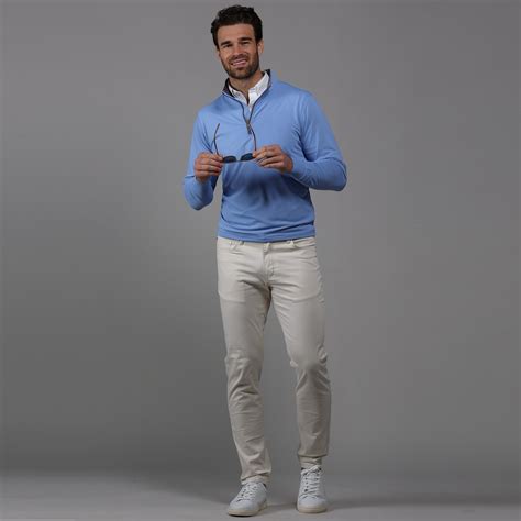 Chesapeake Blue Tour Performance Men's Golf Quarter Zip Pullover ...