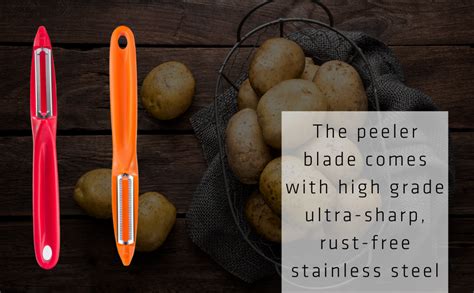 Buy JAVA Universal Peeler | Stainless Steel Blade | Serrated and ...