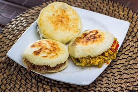 Premium Photo | Venezuelan typical food, arepa