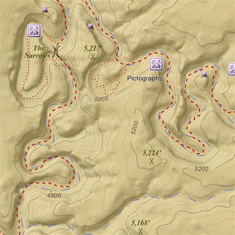 Red House Spring, Utah 7.5 Minute Topographic Map - Color Hillshade by ...