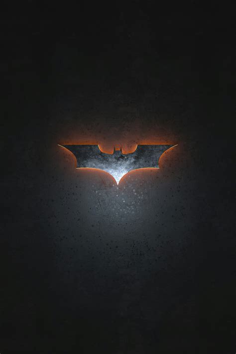 Das Dark Knight Logo auf dunklem Hintergrund Foto – Kostenloses Bild ...