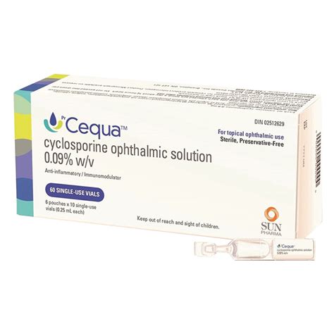 Cequa Ophthalmic Solution 10 x 0.25 ml | Uses, Side Effects, Price ...