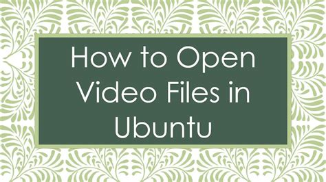 Image result for How to Open Video Files