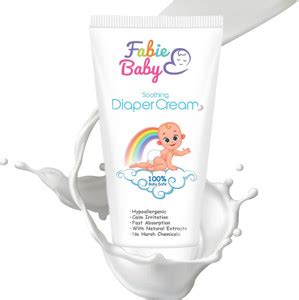 Fabie Baby Nappy Cream Natural Diaper Rash Cream Treats and Prevents ...