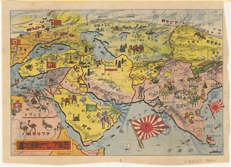 Map of asia world war ii
