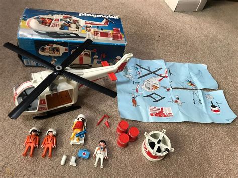 Playmobil 3789 Rescue Helicopter w/Box & Instructions | #1959956400