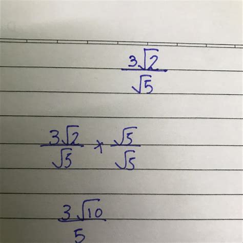 Answer this one pls !! Rationalise :- [tex] \frac{3 \sqrt{2} }{ \sqrt{5 ...