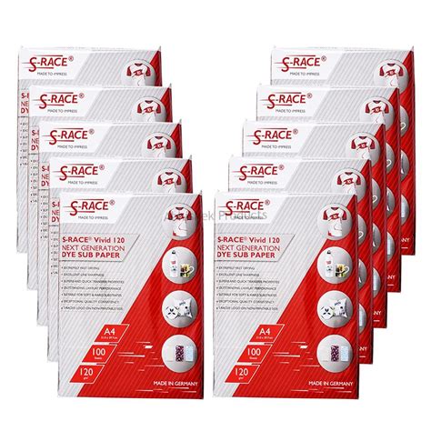 S-RACE A4 Sublimation Paper 120GSM | AbhishekID – Abhishek Products
