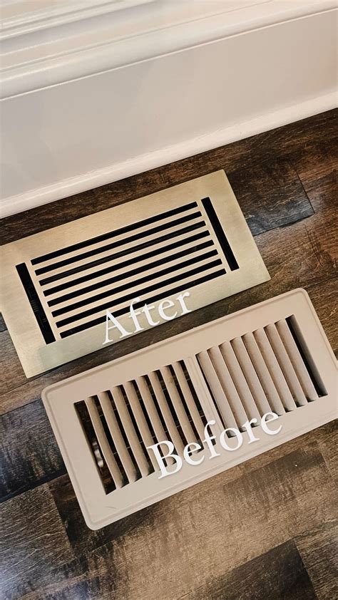 How to Easily Upgrade Floor Vent Covers - Life Love Larson