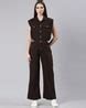 Buy Brown Jumpsuits &Playsuits for Women by SHOWOFF Online | Ajio.com
