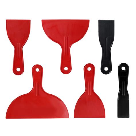 Buy Plastic Putty Set,AIEVE Flexible Paint Scrapers Tool for for Decals ...