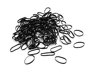 Pack of 40 Small Elastics Stretchy Hair Tie Ponytail Hair Rubber Band ...