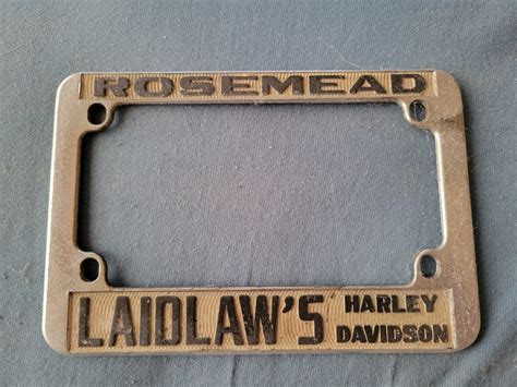 Laidlaw's Harley Davidson Motorcycle License Plate Frame Rosemead, CA ...