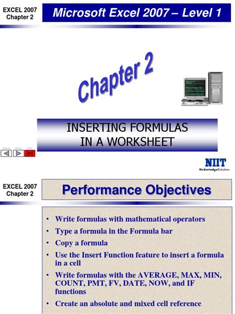 Image result for Microsoft Excel 2007 Basic Formulas