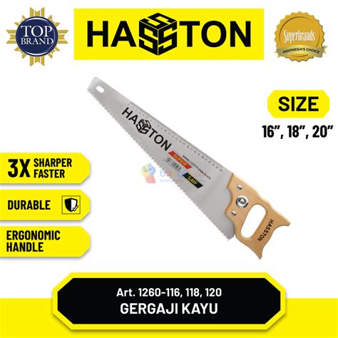 Hasston Gergaji Kayu / Gergaji Belah / Gergaji Potong Pegangan Kayu ...