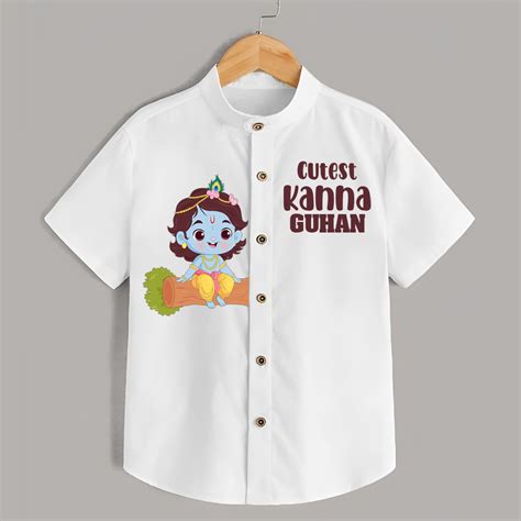 Cutest Kanna Shirt | Personalized Baby Shirt for Krishna's Little One ...