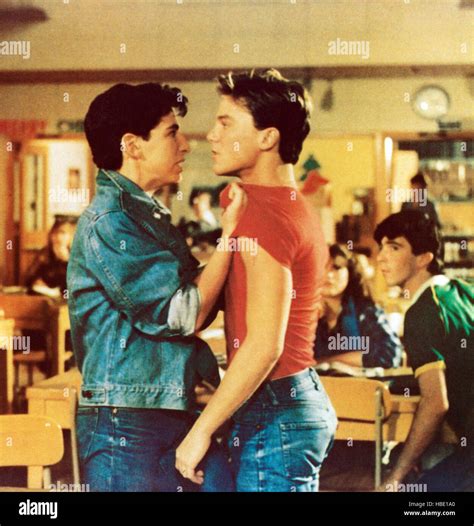 THE LAST AMERICAN VIRGIN, from left: Lawrence Monoson, Steve Antin ...