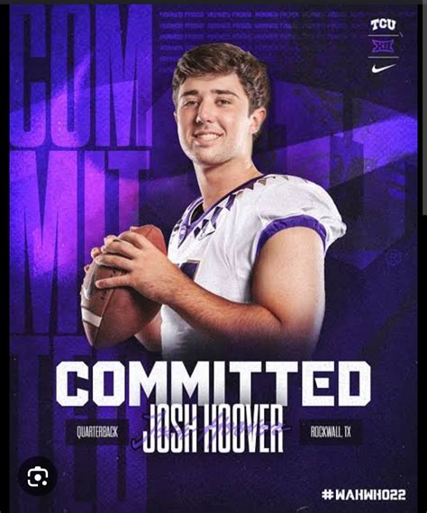 News Flash: Josh Hoover QB Decommits from TCU Horned Frogs...