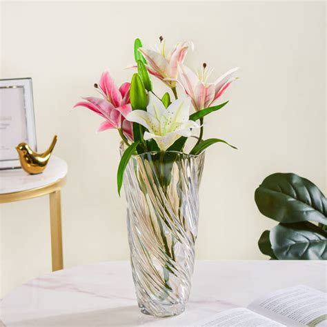 Oasis Crystal Glass Vase Amber Large 11 Inch Online - Premium Vase ...