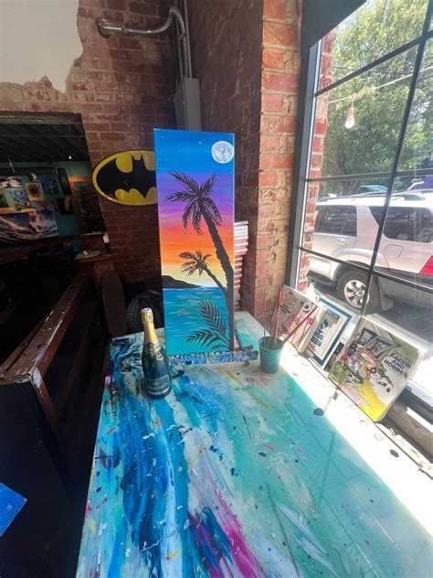 Best paint party in OKC $2 mimosas $4 dollar beer and wines at Paint N ...