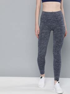 HRX by Hrithik Roshan Self Design Women Grey Tights - Buy HRX by ...