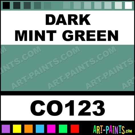 Dark Mint Green Bisque Ceramic Porcelain Paints - CO123 - Dark Mint ...