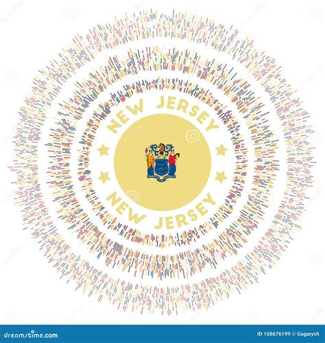 New Jersey symbol. stock vector. Illustration of icon - 168676199