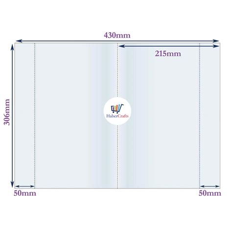 A4 Book Cover Plastic Exercise Book Covers Clear School Notebook ...