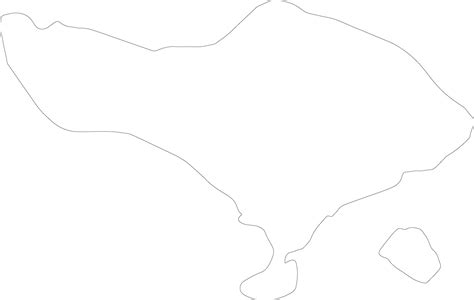 Bali Indonesia outline map 38096374 Vector Art at Vecteezy