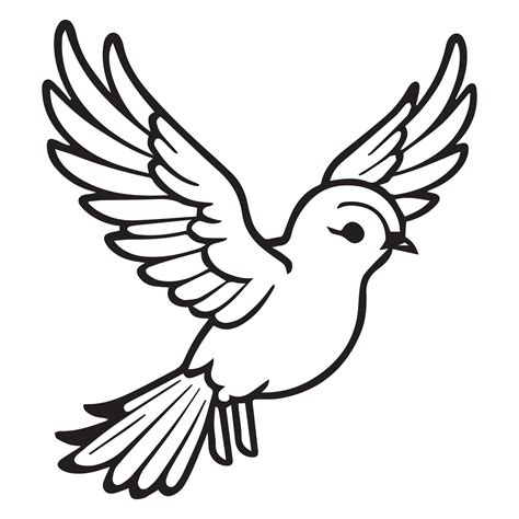 Flying Black Bird Clip Art