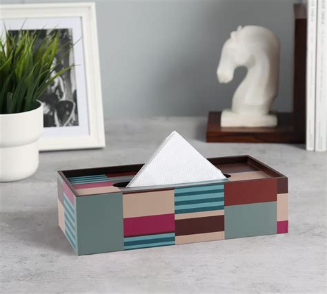 India Circus by Krsnaa Mehta Horizontal Hues Tissue Paper Box Holder ...