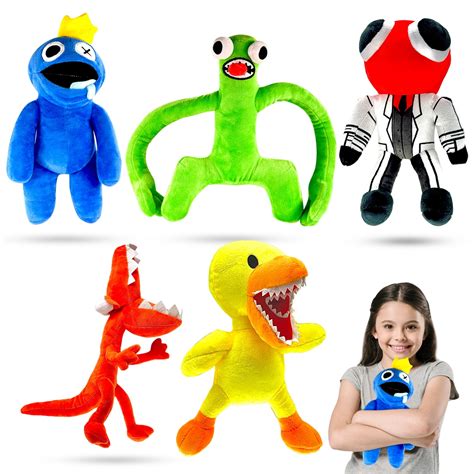 TwCare Rainbow Friends Plush Toy, Rainbow Friends 5 Pack Soft Stuffed ...