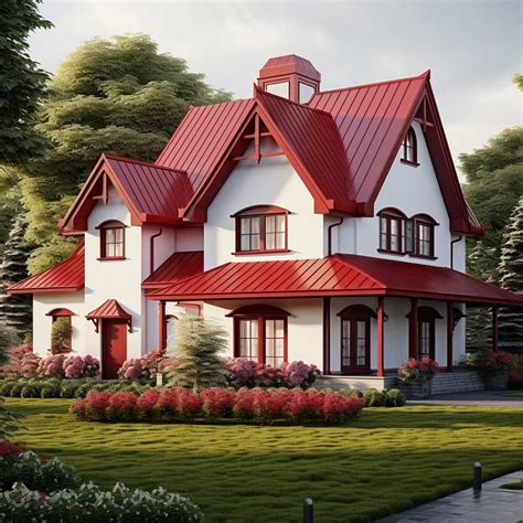 3+ Fresh Red Roof House Color Schemes for a Stunning Look
