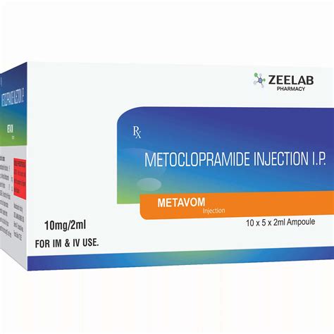 Metavom 5 MG/ML Injection (2): Uses, Side Effects, Price & Dosage ...