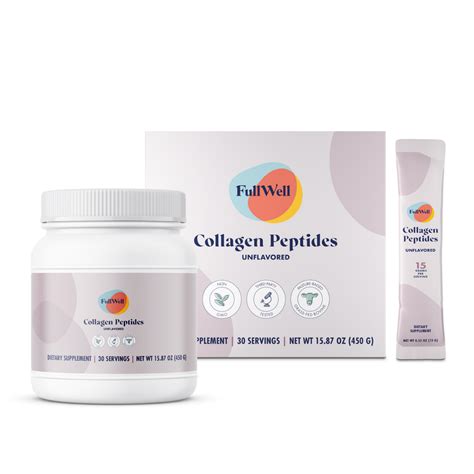 FullWell Unflavored Collagen Peptide Powder | Pregnancy & Breastfeeding ...