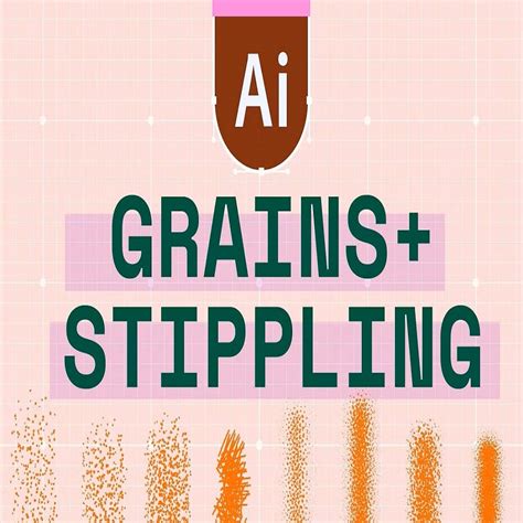 Adobe Illustrator Brush Set Grains - MasterBundles