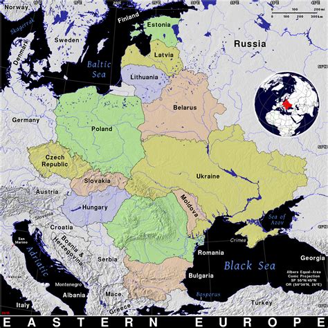 Eastern Europe Resource Map Building Capacities In Eastern Europe