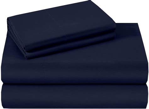 Amazon.com: 100% Cotton Sheets - 4 PCs Twin XL Sheets Sets for College ...