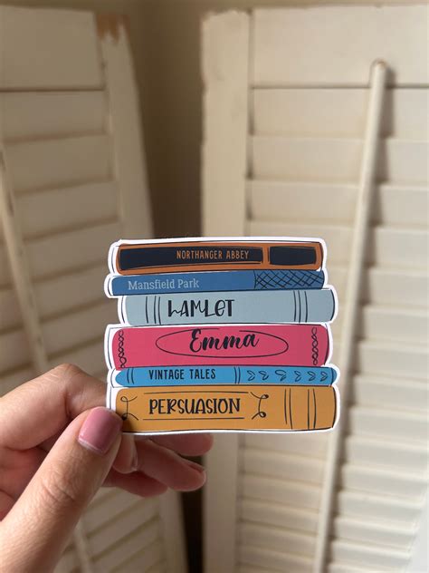 Image result for Classics Book Stack Sticker