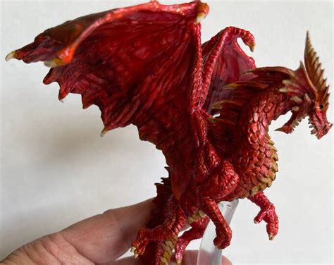 Young Red Dragon Dnd Miniature Professionally Painted - Etsy