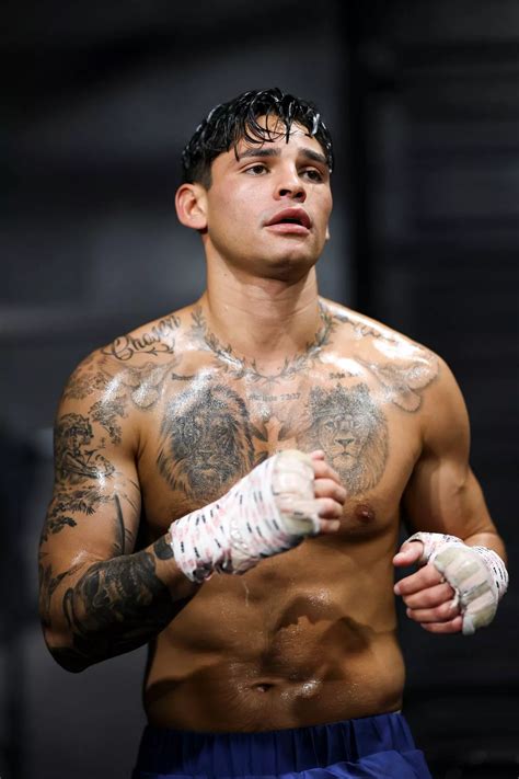 Boxer Ryan Garcia gets engaged to porn star having waited one hour after son's birth to divorce ...