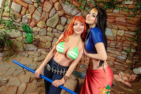 Nami & Nico Robin by CarryKey and MightyRacсoon : r/OnePiece