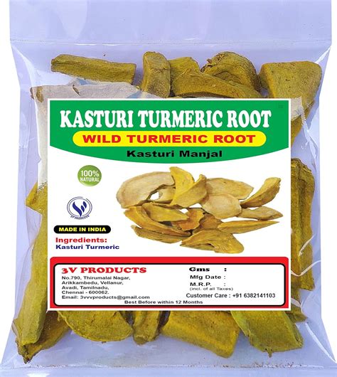 3V PRODUCTS: Kasturi Turmeric Root 1kg | Wild Turmeric Root | Kasturi ...