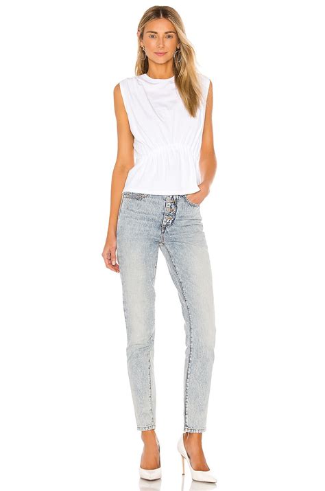 ATM Anthony Thomas Melillo Short Sleeve Cotton Tee in White | REVOLVE