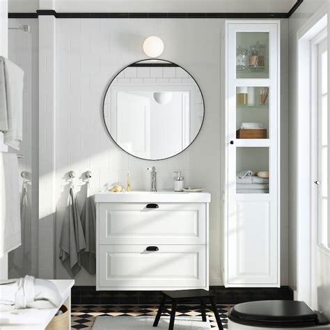 TÄNNFORSEN / ORRSJÖN wash-stnd w drawers/wash-basin/tap, white ...