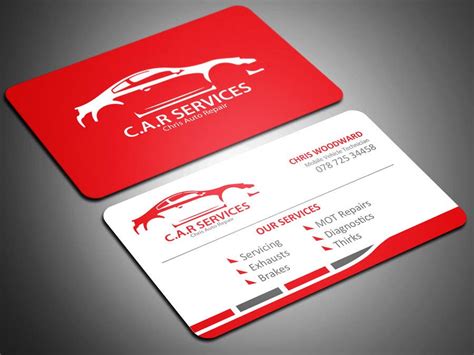 Mechanic Business Card Design 的图像结果