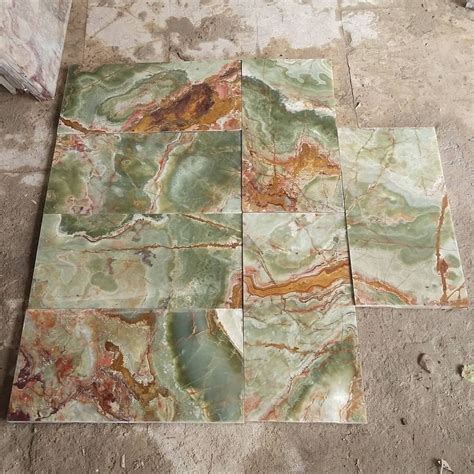 Green Onyx Flooring Tiles - Pak Afghan Stones
