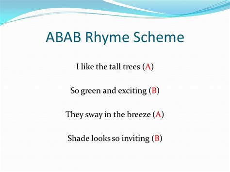 What Are The Seven Basic Rhyme Schemes? Which One Is Most, 42% OFF