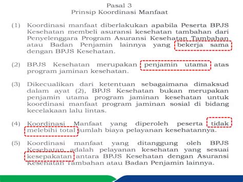 Materi CoB (Coordination of Benefit) BPJS Kesehatan | PPTX