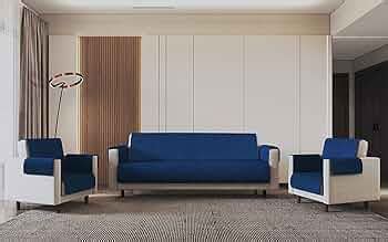 SHADES OF HOME - Quilted Velvet Protective 5 Seater Sofa Cover/Mat 3 ...